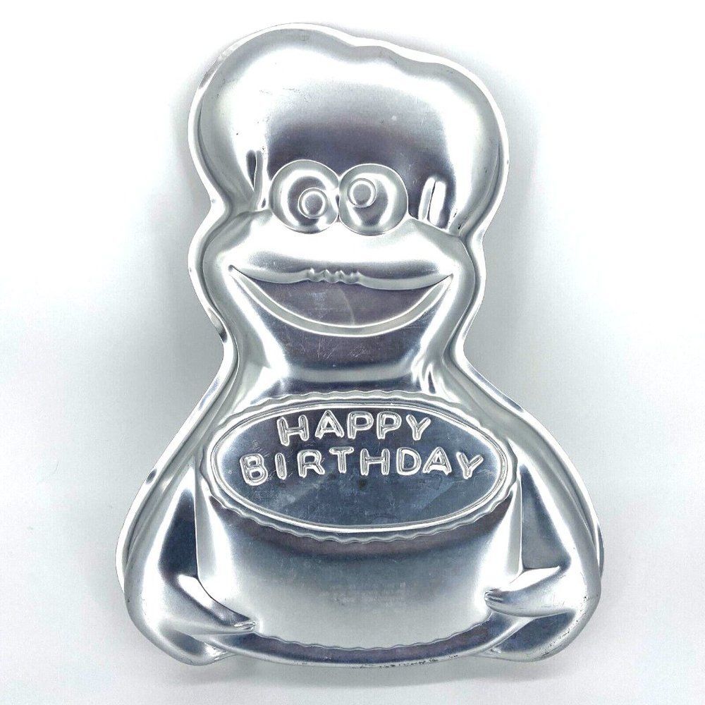 VTG 1982 Wilton Sesame Street Muppets Cookie Monster Happy Birthday Cake Pan